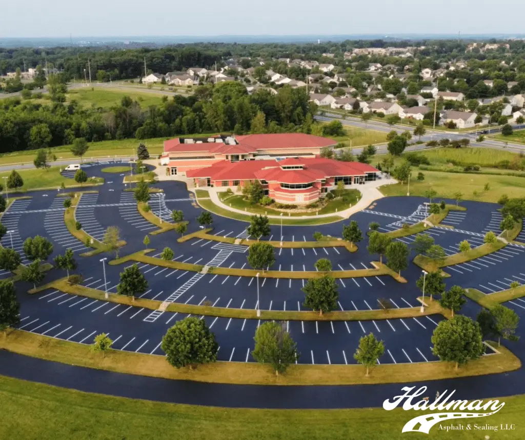 Church Parking Lot Asphalt Work