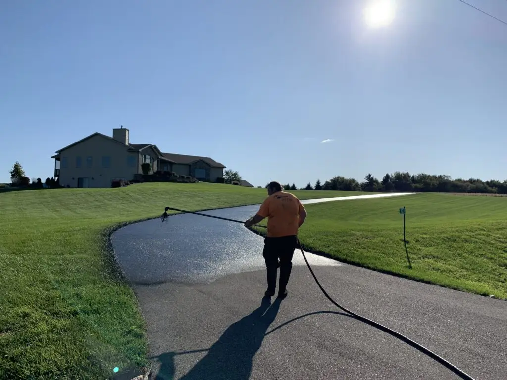 long rural driveways sealing